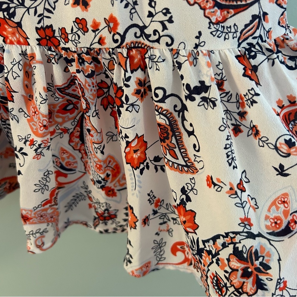 Janie & Jack The Maya Dress White Paisley. Size 5. - Picture 9 of 15